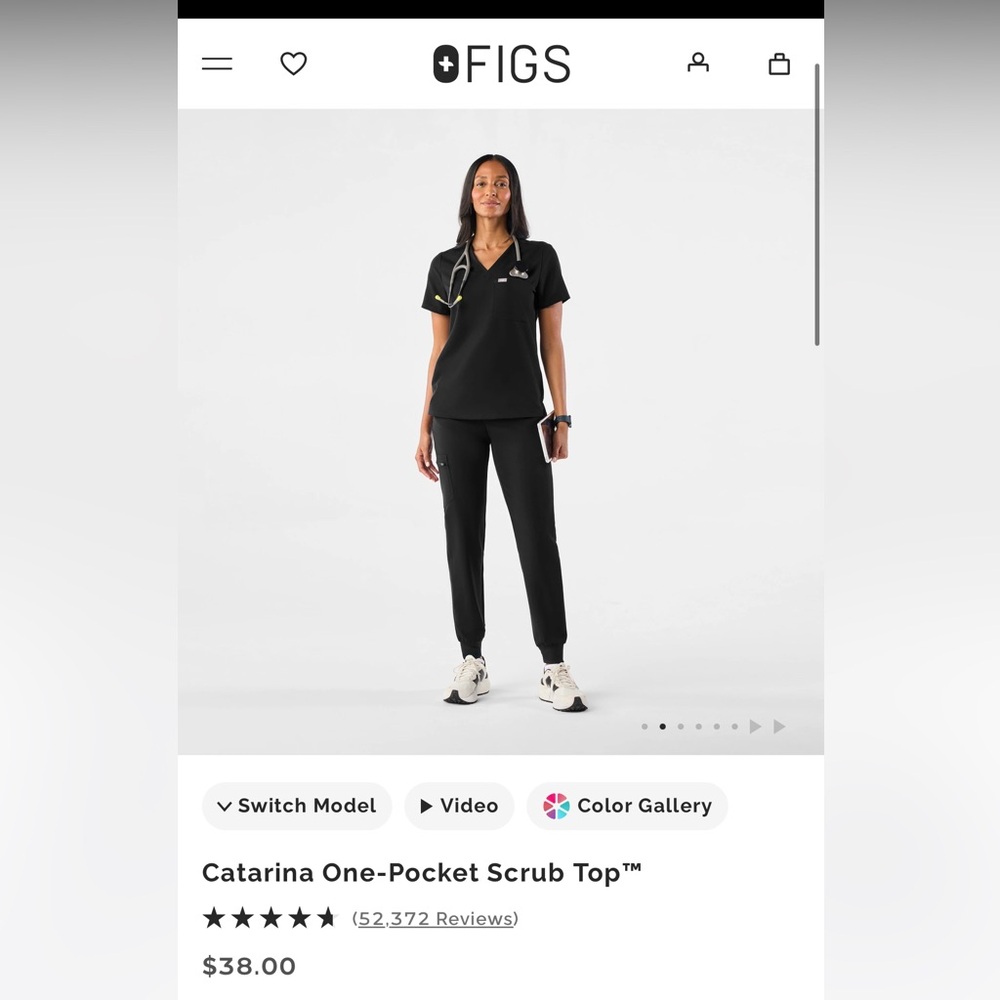 Figs Scrup Top